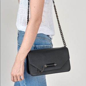 Mackage Courtney Bag with Gunmetal Chain Strap (Good Condition)
